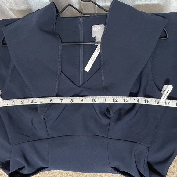 ASOS maternity sheath dress. navy. size 4 - Picture 3 of 11